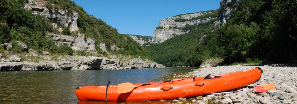 Canoeing in the Ardèche