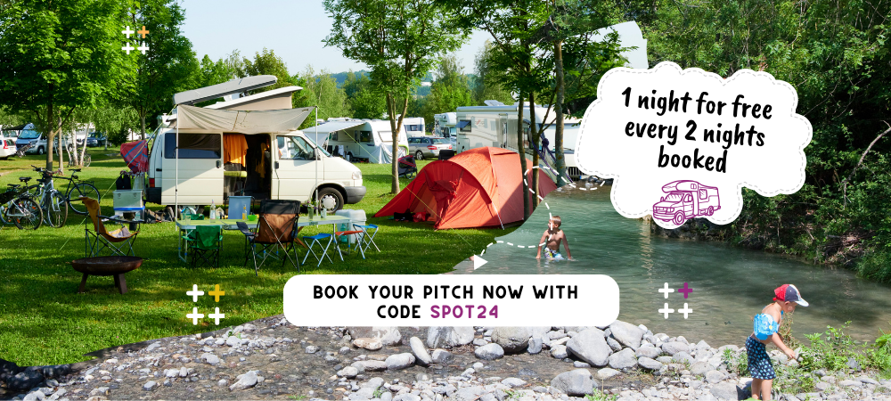 Camp at Le Ludo Camping in the southern Ardèche at mini prices